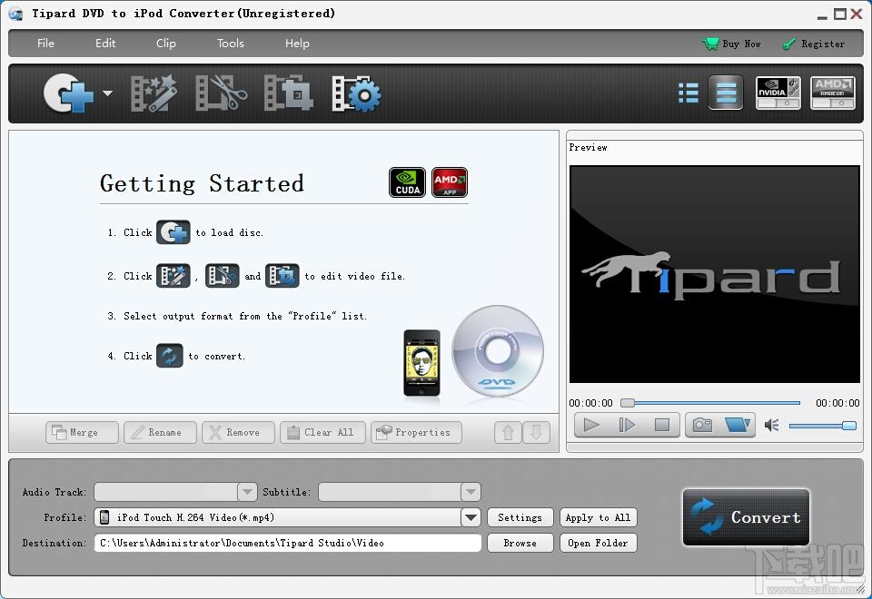 tipard iPod Software Pack,tipard iPod Software Pack下载,iPod传输工具,提取DVD音频文件